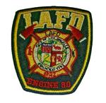 911 Engine 80 Patch LAFD Fire Department TV Show Prop Heat seal