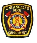 Official LAFD Uniform Patch Los Angeles Fire Department: Navy or Black