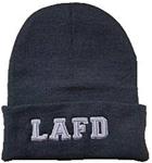 LAFD 3D Embroidered Flip Beanie