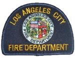 Navy Los Angeles City Half Circle Patch w/ City Seal