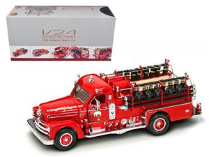 1958 Seagrave 750 Fire Engine Truck Red with Accessories Diecast Model