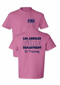 Hot Pink LAFD In Training YouthT-Shirt