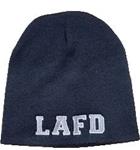 LAFD Embroidered Skull Beanie