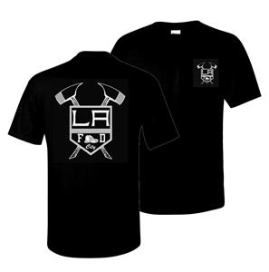 LAFD Kings Logo Fire Department T-Shirt