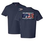 Youth American Flag LAFD T-Shirt Kids Tee