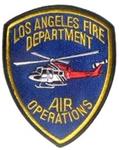 Official LAFD Air Ops Helecoptor Patch