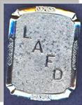LAFD Uniform Silver tone Belt Buckle