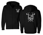 LAFD Kings Crossed Axes Logo Hooded Pullover Sweatshirt
