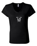 Ladies LAFD Kings Logo V-Neck T-Shirt