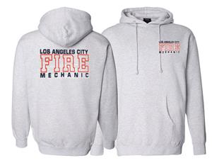 LAFD City Mechanic Hooded Pullover Sweatshirt