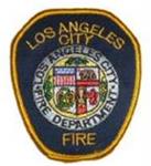 Navy Los Angeles Fire Department Shoulder Retro Patch