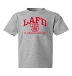 LAFD Official Red Patch Logo Youth  T-Shirt