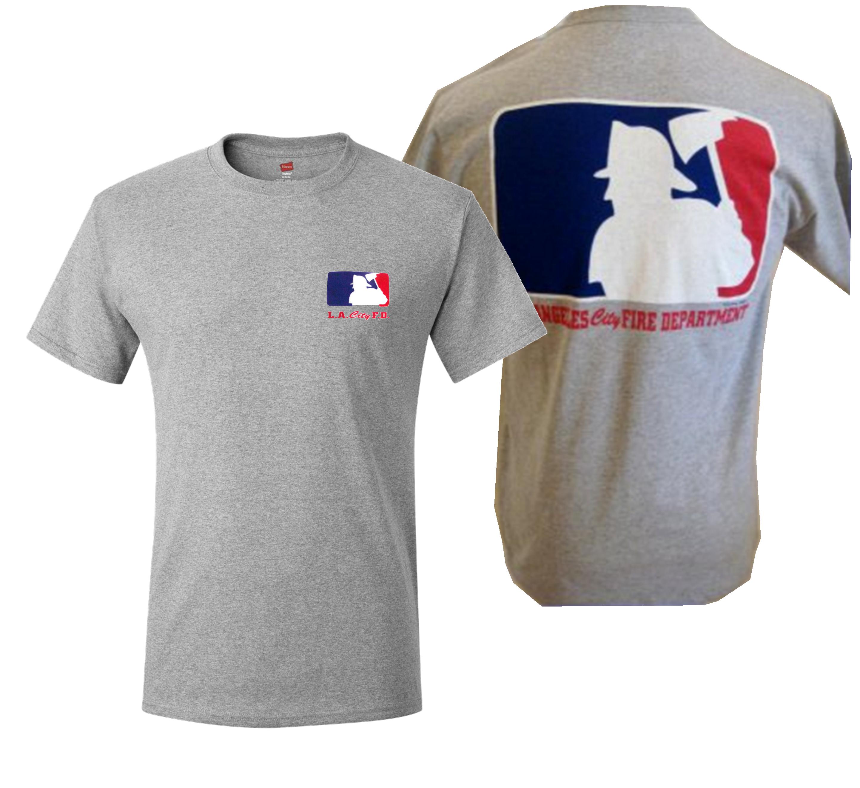 LAFD Major League Baseball Short Sleeve Tshirt  Fire Attire